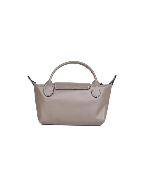 26FW 롱샴 르 플리아쥬 엑스트라 XS 레더 파우치 34205987 P55 MUD - LONGCHAMP