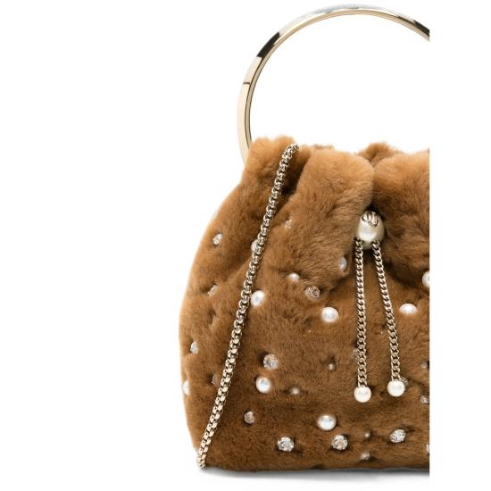 26FW 지미추 토트백 BON BON GNJ TOLGO BROWN - JIMMY CHOO