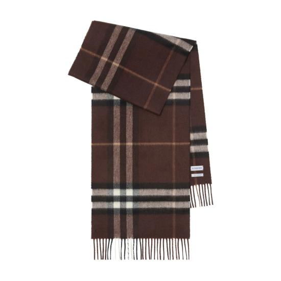 26FW 버버리 체크 캐시미어 스카프 8112638 MU GIANT C B7313 BROWN