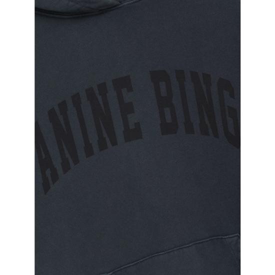 26FW 애니빙 후드 티셔츠 S 08 5185 002 GREY - ANINE BING