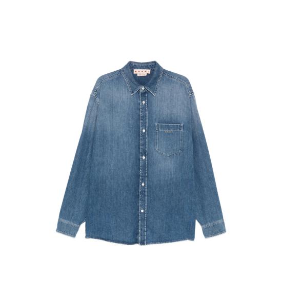 26FW 마르니 셔츠 USCZ43 CUJU0396A0 00B60 BLUE