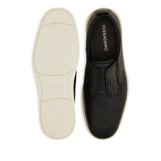 26FW 살바토레 페라가모 스니커즈 02A000 0786862 M NERBI BLACK - SALVATORE FERRAGAMO