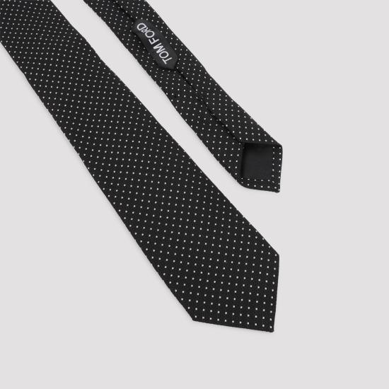26FW 톰포드 넥타이 STI003 S0386 NWA BLACK WHITE - TOMFORD