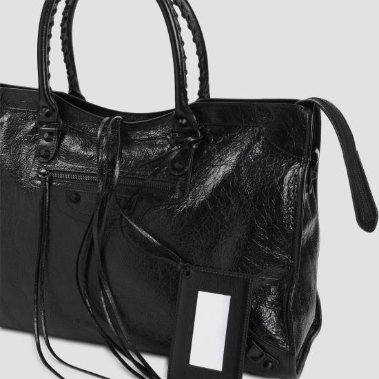 26FW 발렌시아가 르 시티 백 라지 865765 2ACME 1000 BLACK - BALENCIAGA