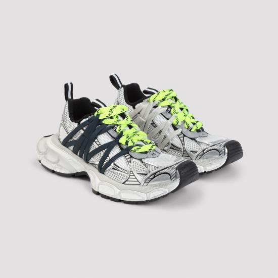 26FW 발렌시아가 3XL 인터레이스 스니커즈 863644 W3XTL 1177 GREY MIX YELLOW - BALENCIAGA