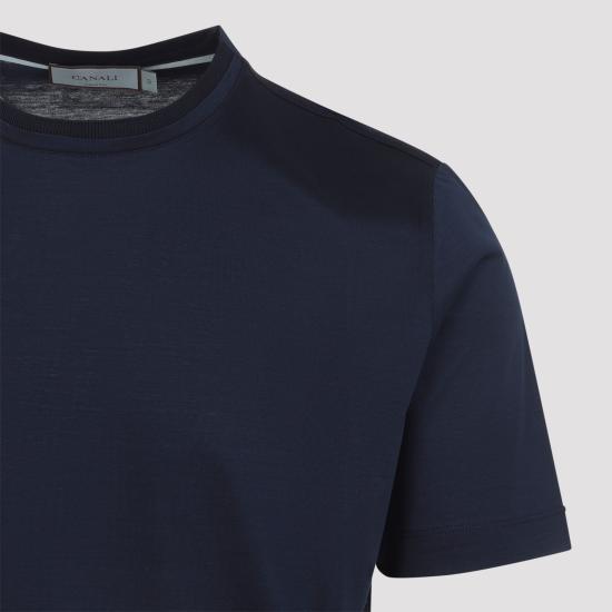 26FW 카날리 반팔 티셔츠 T0922 MJ00002 300 BLUE - CANALI