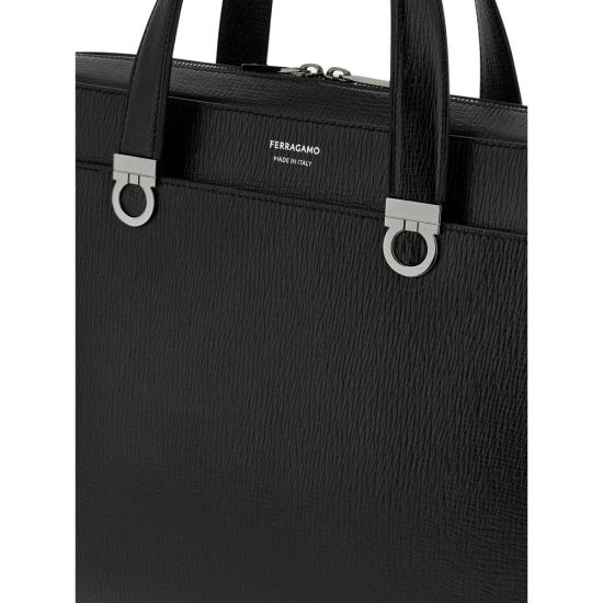 26FW 살바토레 페라가모 토트백 241806 0786555 NERO BLACK - SALVATORE FERRAGAMO
