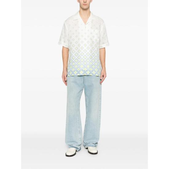 26SS 카사블랑카 셔츠 SP26 SH 003 11 MONOG WHITE - CASABLANCA