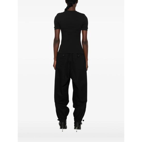 26FW 엔타이어 스튜디오 폴로 티셔츠 ESFW26TT01632 0015 BLACK - ENTIRE STUDIOS