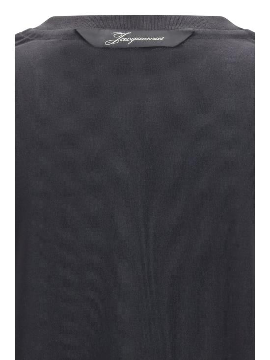26FW 자크뮈스 롱 카레 롱슬리브 티셔츠 TSM00622AJ00254 BLACK - JACQUEMUS