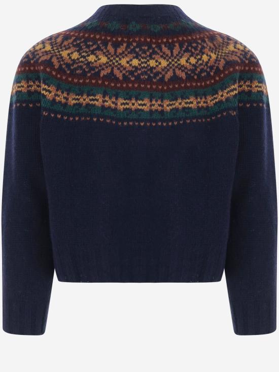 26FW 하울린 스웨터 MAGICWAVES NAVY
