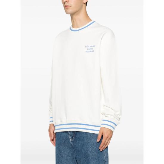 26FW 드롤드무슈 긴팔 티셔츠 L SW140 CO127 OFFWH WHITE - DROLE DE MONSIEUR