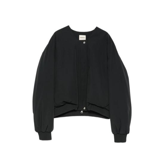 26FW 케이트 카라리스 레더 봄버 자켓 62414242 W4242 200 BLACK