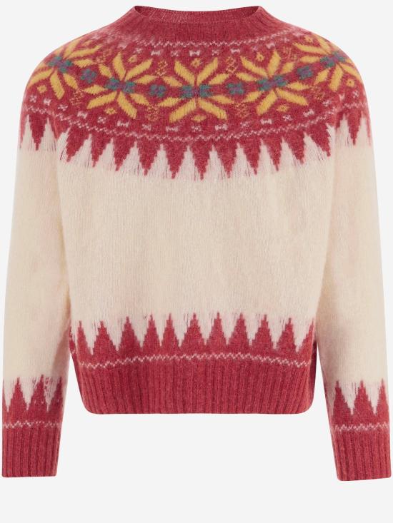 26FW 하울린 스웨터 LOVEONKNITTEDTRAIN RED