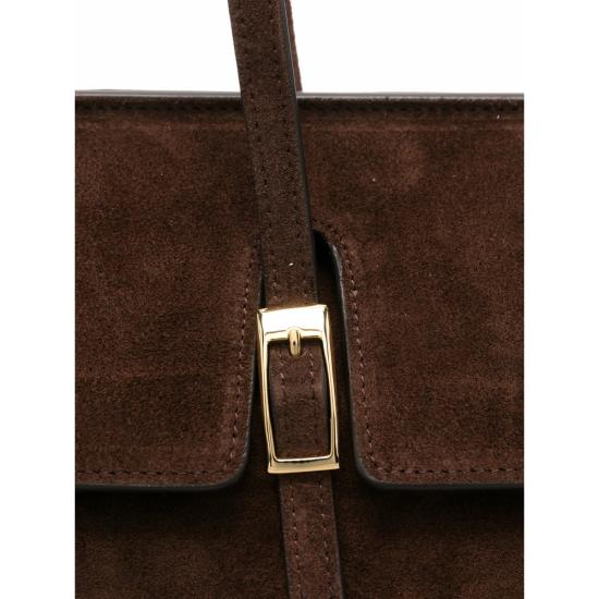 26FW 엘렘 토트백 LE BATEAU LARG SUEDE BROWN - ELLEME