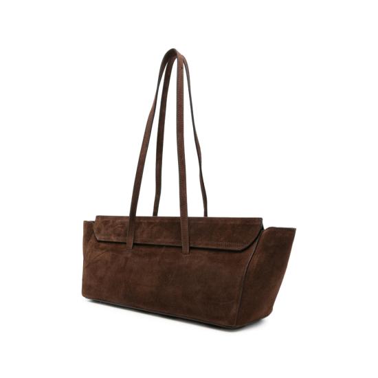 26FW 엘렘 토트백 LE BATEAU LARG SUEDE BROWN - ELLEME