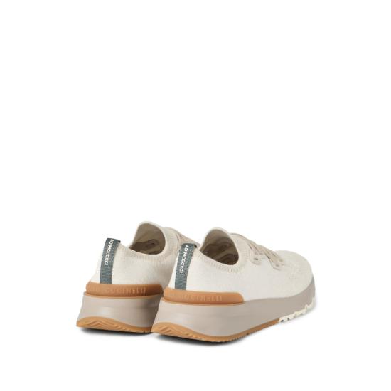 26FW 브루넬로 쿠치넬리 시네 니트 러너 MZUKISO250 CSB87 BEIGE - BRUNELLO CUCINELLI
