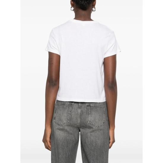 26FW 리던 폴로 티셔츠 024 02WBXT014 VIWHI WHITE - RE/DONE