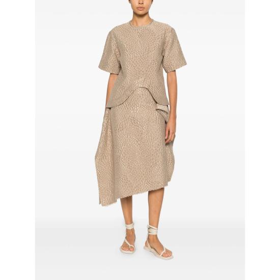25FW 니콜로 파스콸레티 스커트 S006 COLLAGE AMPHO BEIGE - NICCOLÒ PASQUALETTI