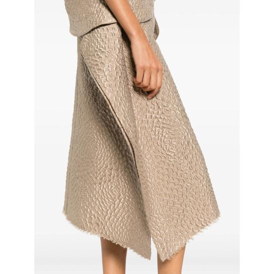 25FW 니콜로 파스콸레티 스커트 S006 COLLAGE AMPHO BEIGE - NICCOLÒ PASQUALETTI