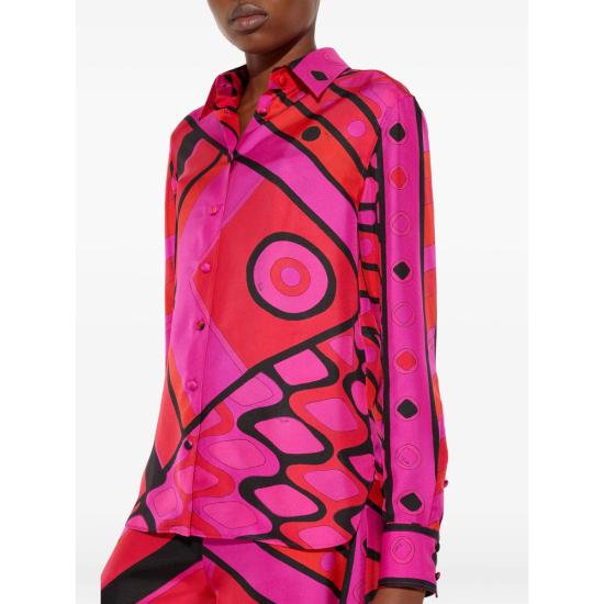 26SS 에밀리오푸치 셔츠 6HRJ08 6H841 018 PINK - EMILIO PUCCI
