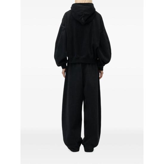 26FW 알렉산더 왕 트레이닝/조거 팬츠 UDC4264302 011 BLACK - ALEXANDER WANG
