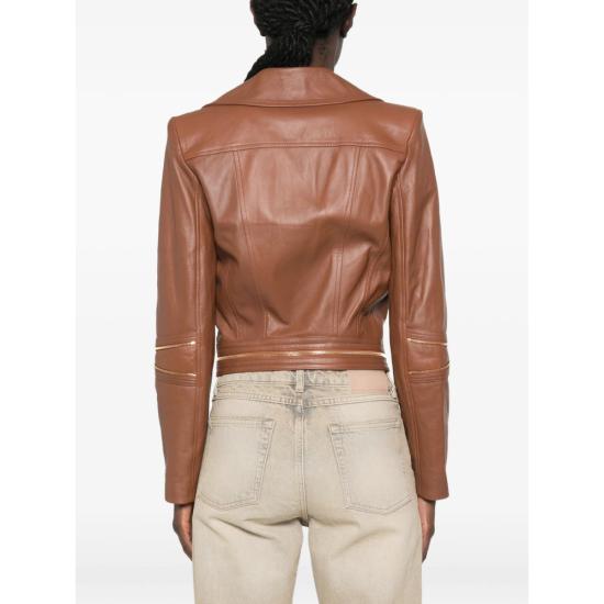 26FW 엘리자베타프랜치 자켓 GD01Z66E2 FK3 BROWN - ELISABETTA FRANCHI