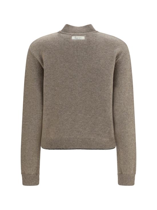 26FW 자크뮈스 스웨터 SWW00650AK00264 150 BEIGE - JACQUEMUS
