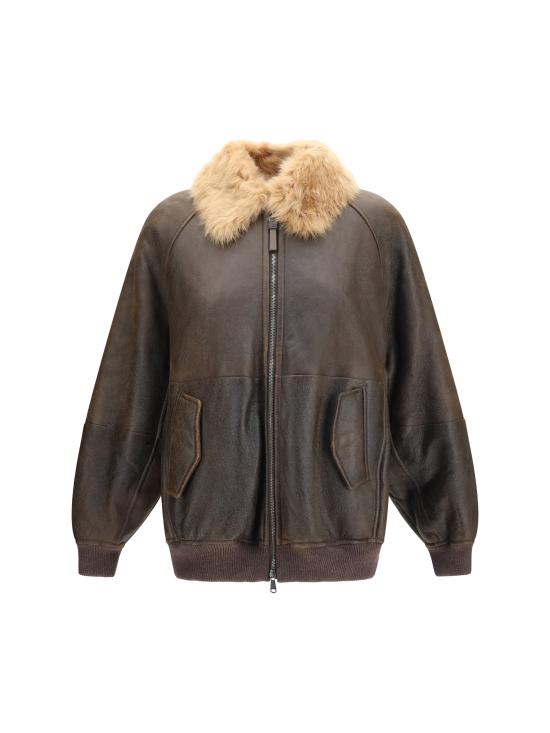 26FW 브루넬로 쿠치넬리 자켓 MPMMA7564 C9998 BROWN