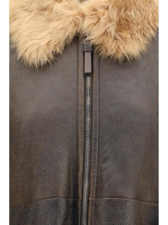 26FW 브루넬로 쿠치넬리 자켓 MPMMA7564 C9998 BROWN - BRUNELLO CUCINELLI