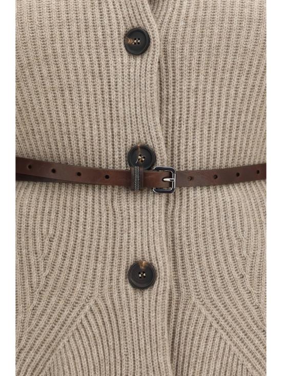 26FW 브루넬로 쿠치넬리 스웨터 M16750836 C077 BEIGE - BRUNELLO CUCINELLI