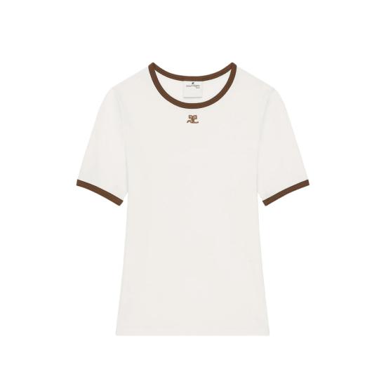 26FW 쿠레쥬 폴로 티셔츠 125JTS017JS 0203 B264 WHITE