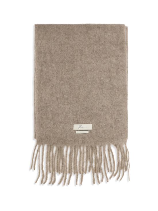 26FW 자크뮈스 프린지 울 스카프 ACU00572DOT4032 193 BEIGE