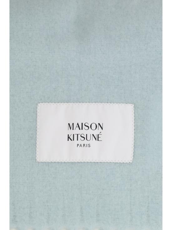 26FW 메종키츠네 베이비 알파카 스카프 LM06206WA0022 0555 LIGHT BLUE - MAISON KITSUNE