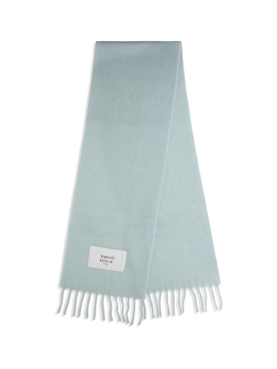 26FW 메종키츠네 베이비 알파카 스카프 LM06206WA0022 0555 LIGHT BLUE - MAISON KITSUNE
