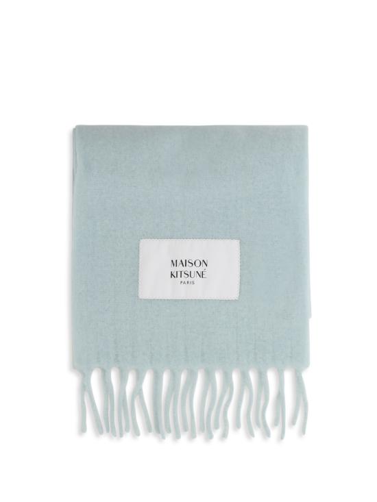 26FW 메종키츠네 베이비 알파카 스카프 LM06206WA0022 0555 LIGHT BLUE