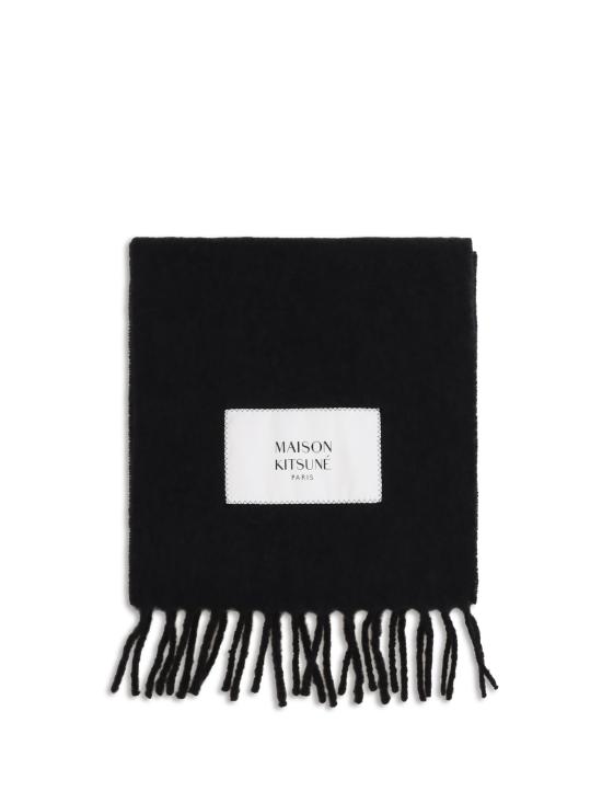 26FW 메종키츠네 베이비 알파카 스카프 LM06206WA0022 P199 BLACK