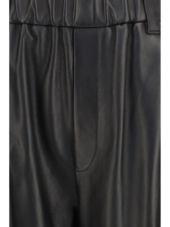 26FW 브루넬로 쿠치넬리 스트레이트 팬츠 M0BURP9362 C101 BLACK - BRUNELLO CUCINELLI