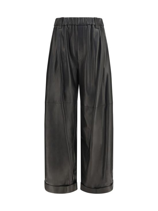 26FW 브루넬로 쿠치넬리 스트레이트 팬츠 M0BURP9362 C101 BLACK