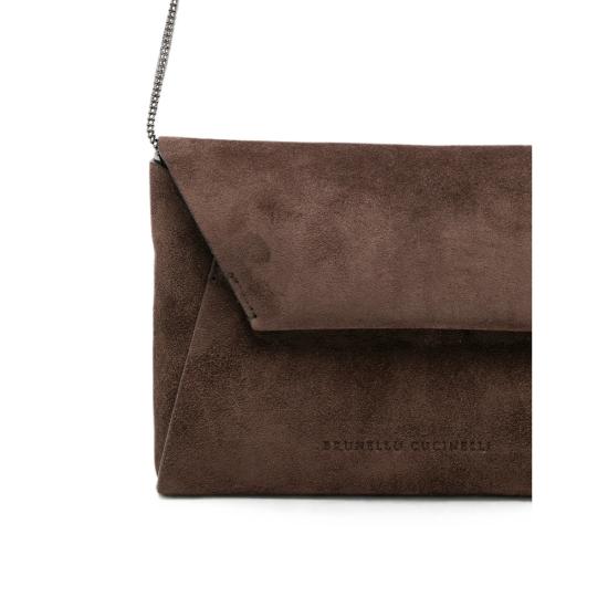 26FW 브루넬로 쿠치넬리 모닐레 장식 BC Duo 파우치 MWDLD2722 C9885 BROWN - BRUNELLO CUCINELLI