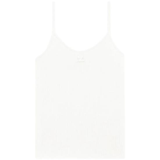 26SS 쿠레쥬 니티드 탱크탑 PERMDE012FI 0001 0001 WHITE