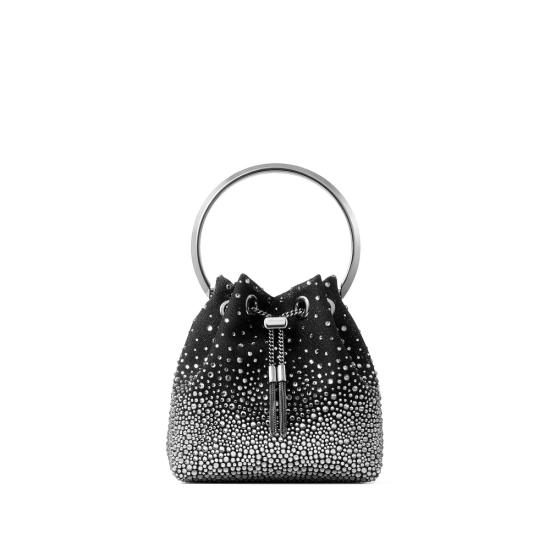 26FW 지미추 토트백 BON BON VUQ BKCRY BLACK