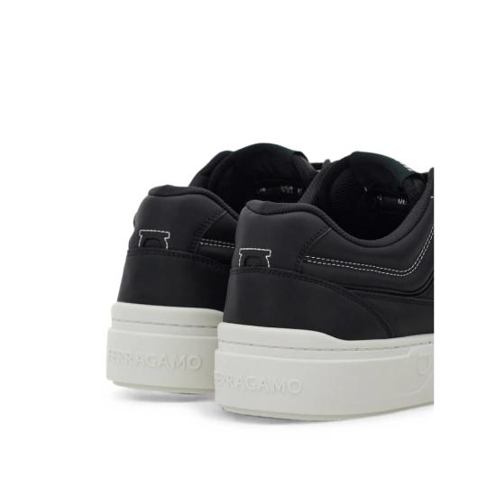 26FW 살바토레 페라가모 스니커즈 02A945 0795665 M NERO BLACK - SALVATORE FERRAGAMO