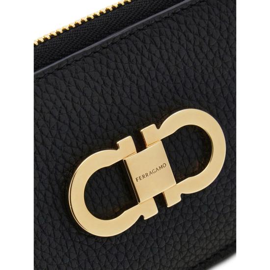 26FW 살바토레 페라가모 간치니 코인퍼스 카드 홀더 221075 0789911 NEFLA BLACK - SALVATORE FERRAGAMO