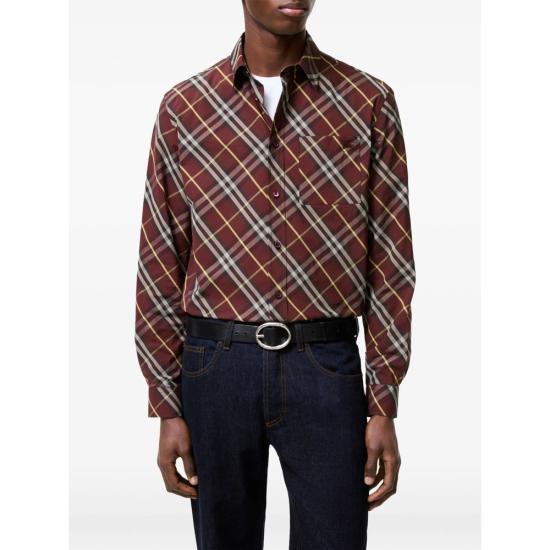 26FW 버버리 셔츠 8127747 DONALD CHK C5684 RED - BURBERRY