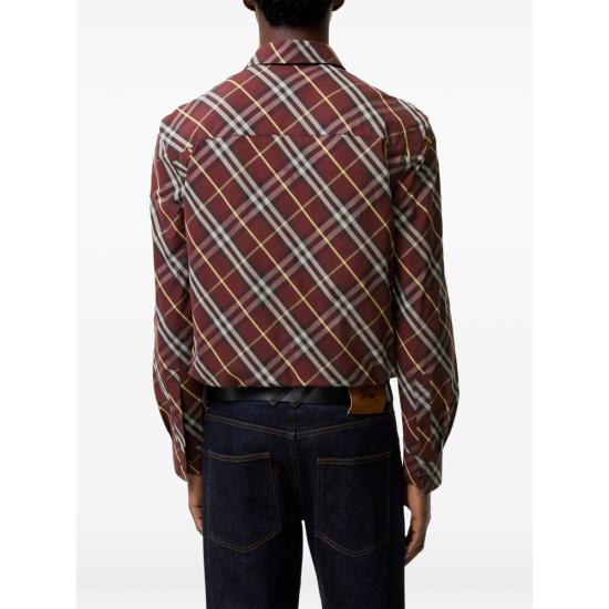 26FW 버버리 셔츠 8127747 DONALD CHK C5684 RED - BURBERRY