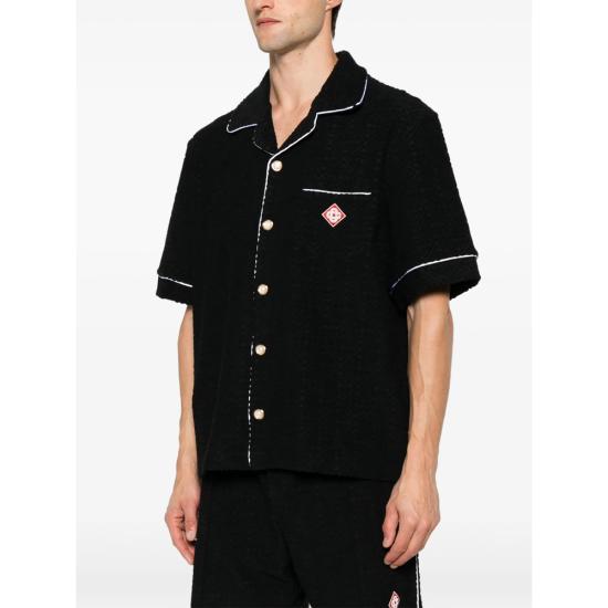 26FW 카사블랑카 셔츠 PF26 SH 085 02 BLACK - CASABLANCA