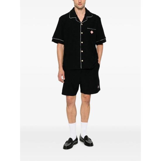 26FW 카사블랑카 셔츠 PF26 SH 085 02 BLACK - CASABLANCA