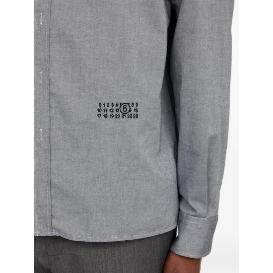 26FW MM6 메종마르지엘라 셔츠 M36015 SH0DT0049 900 GRAY - MM6 MAISON MARGIELA