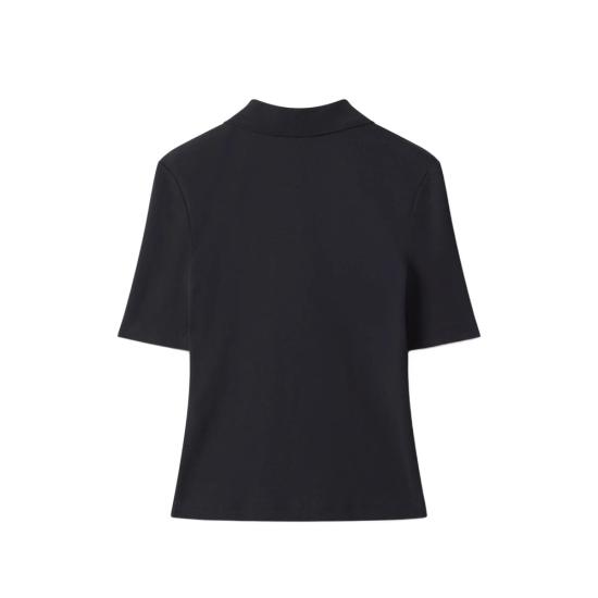 26FW 메종키츠네 폴로 티셔츠 MRWJL02KJ7035 BLACK - MAISON KITSUNE